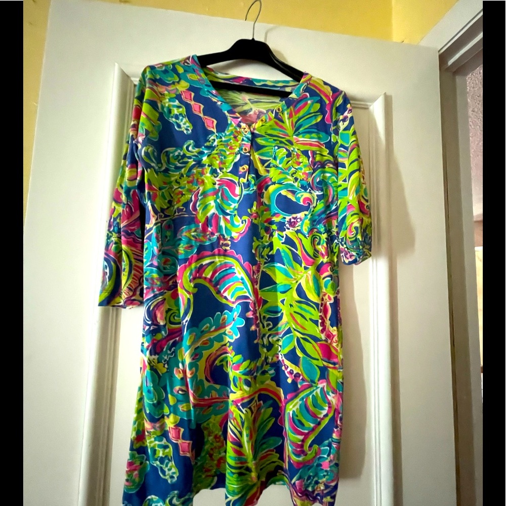 Lilly Pulitzer Girls size XL 1214 dress or long top excellent condition!